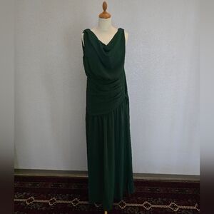 Stunning Green Slit Dress